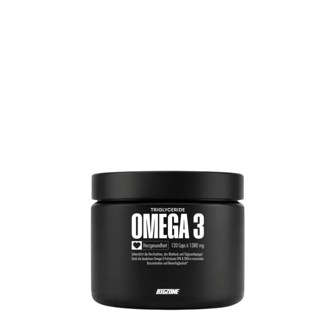 Big Zone, Omega 3 Fury Triglyceride, 120 Kapseln