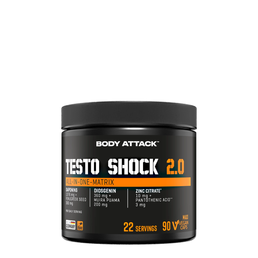 Body Attack, Testo Shock 2.0, 90 Kapseln