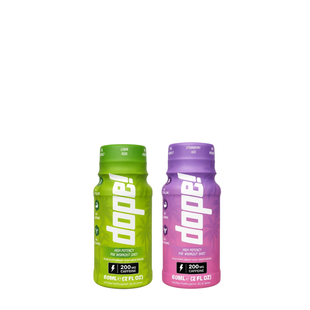Dope! Nutrition, Pre-Workout Shots, 60ml