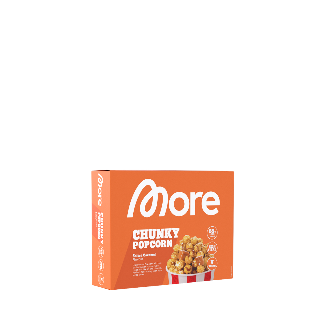 More, Chunky Popcorn, 6 x 75g
