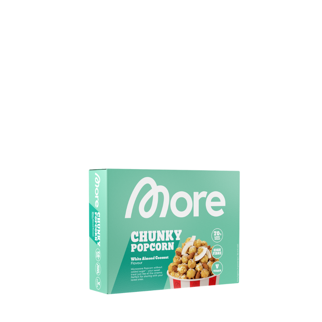 More, Chunky Popcorn, 6 x 75g