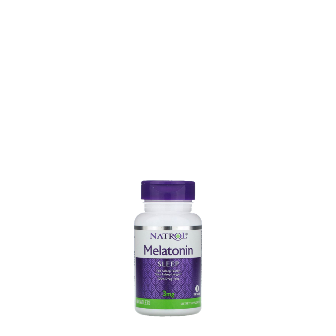Natrol, Melatonin 3mg, 60 Tabletten