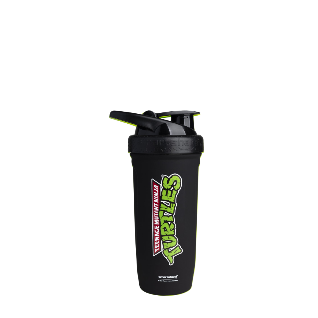 SmartShake, Edelstahl Shaker TMNT Schwarz, 700ml