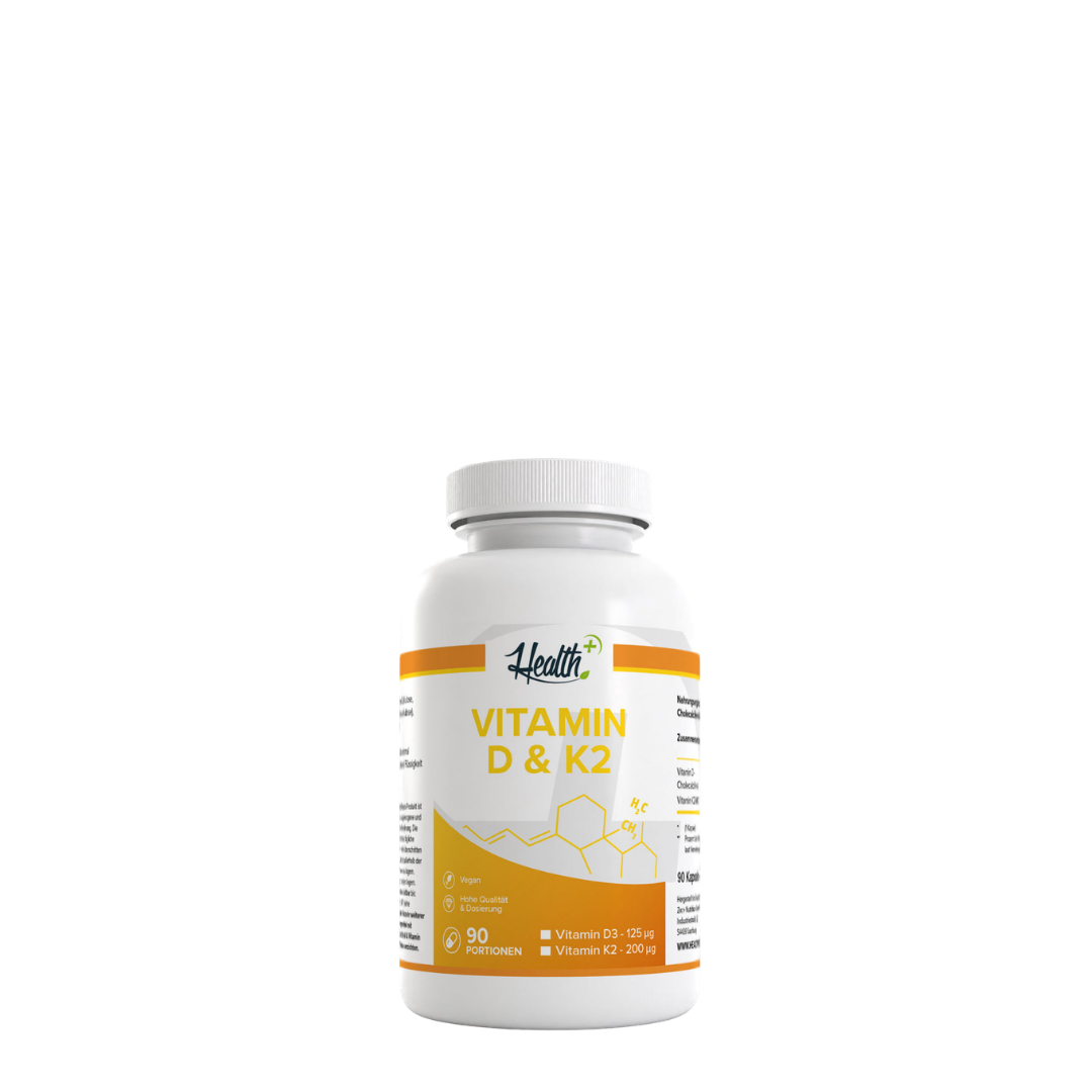 Zec Plus, Vitamin D3 & K2, 90 Kapseln