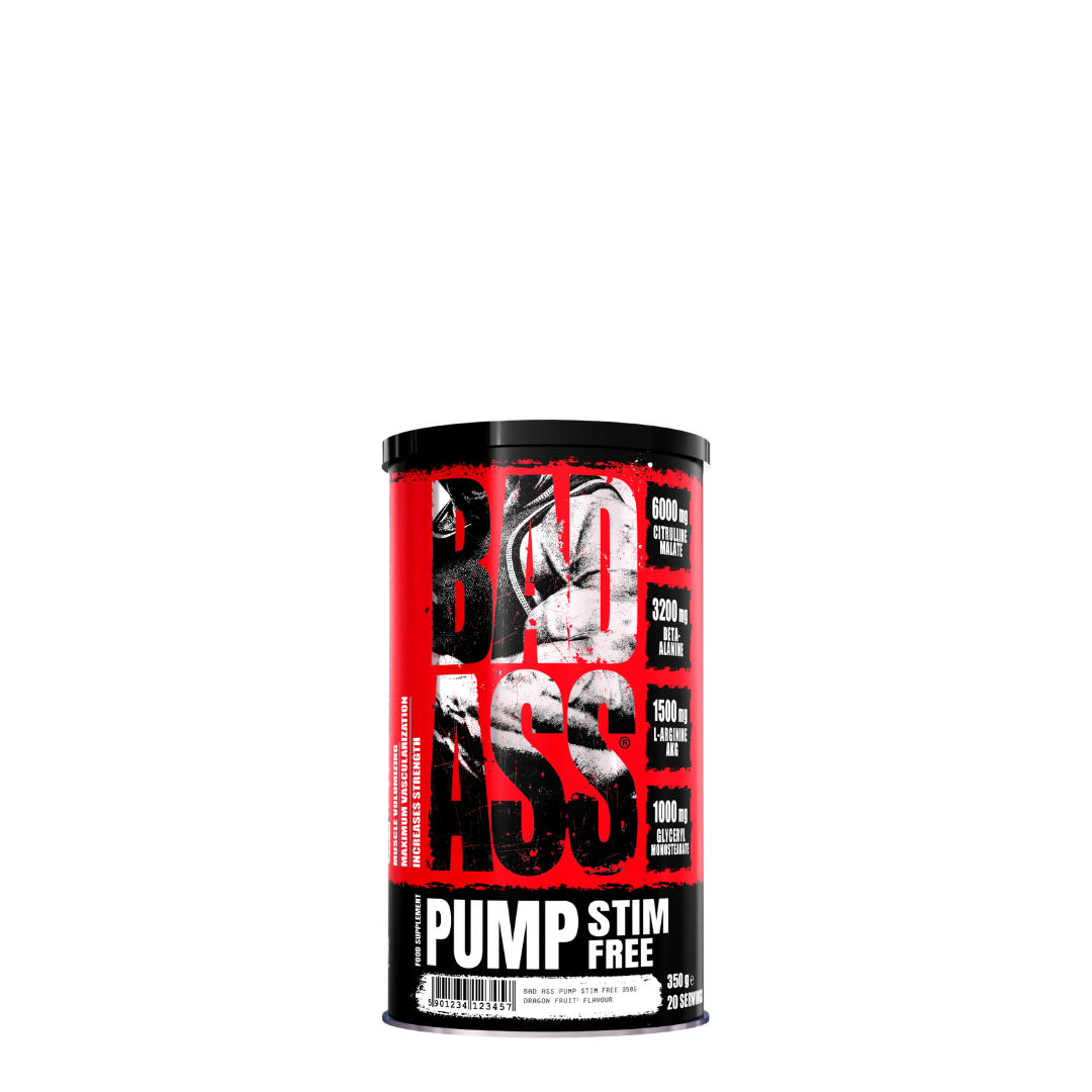 BAD ASS, Pump Stim Free, 350g   / MHD 02.26