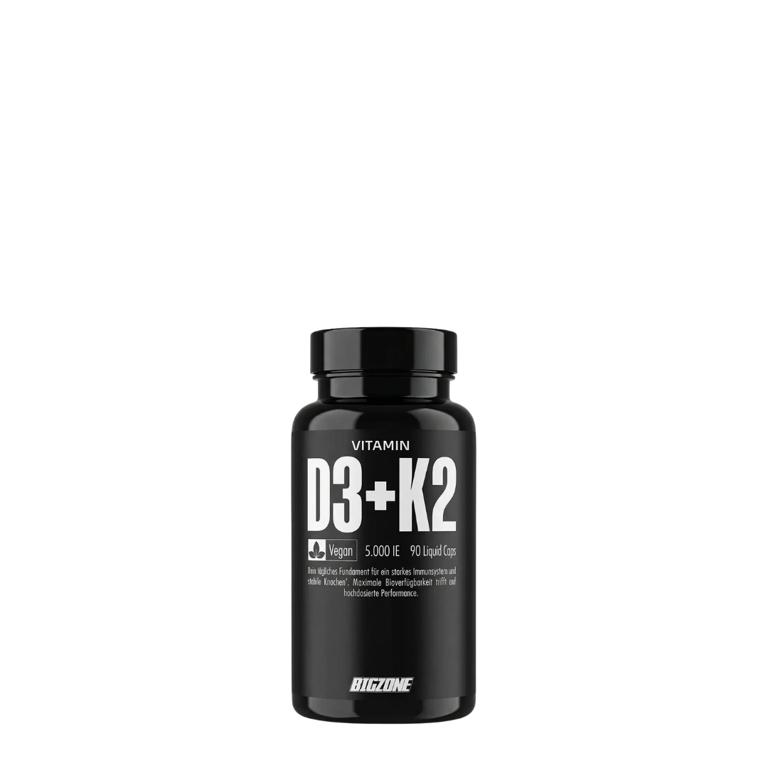 Big Zone, Vitamin D3 + K2, 90 Kapseln