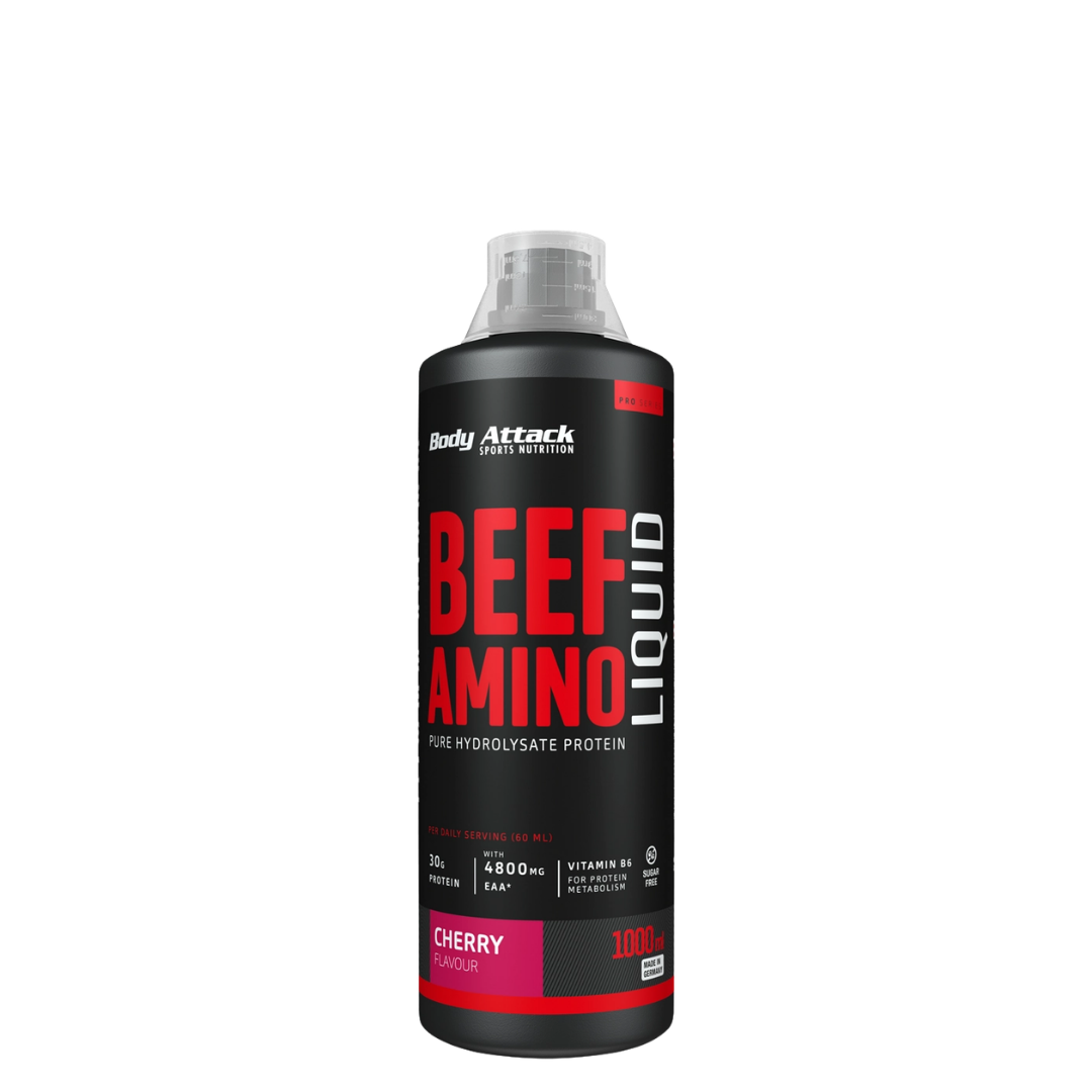 Body Attack, Beef Amino Liquid, 1000ml