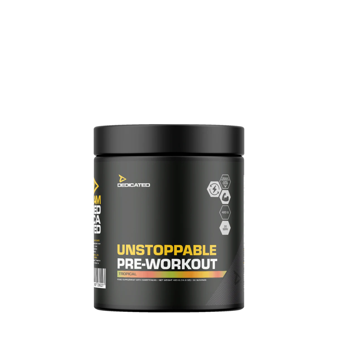 Dedicated, Unstoppable Pre-Workout, 420g
