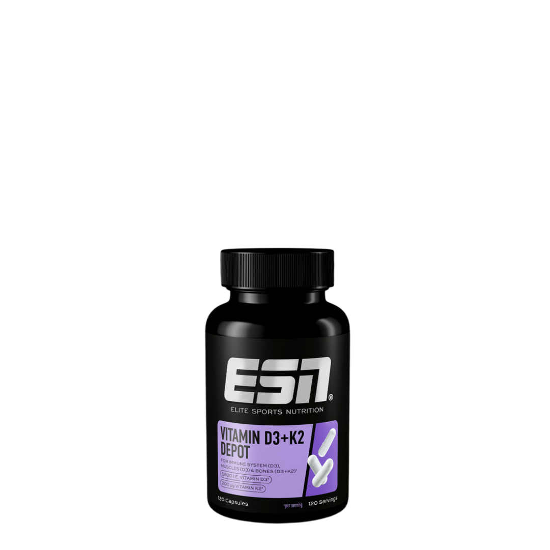 ESN, Vitamin D3 + K2, 120 Kapseln