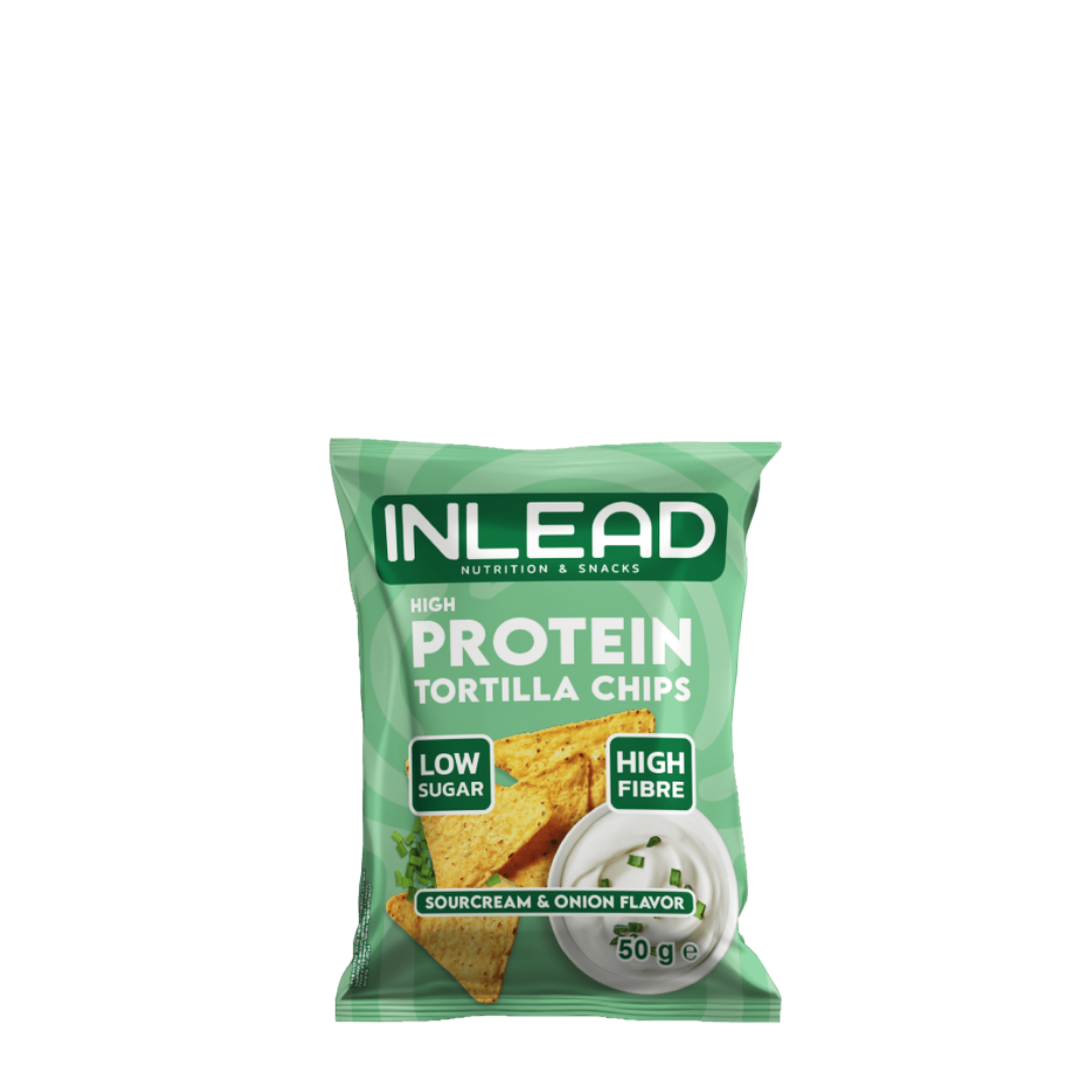 Inlead, High Protein Tortilla Chips, 50 g