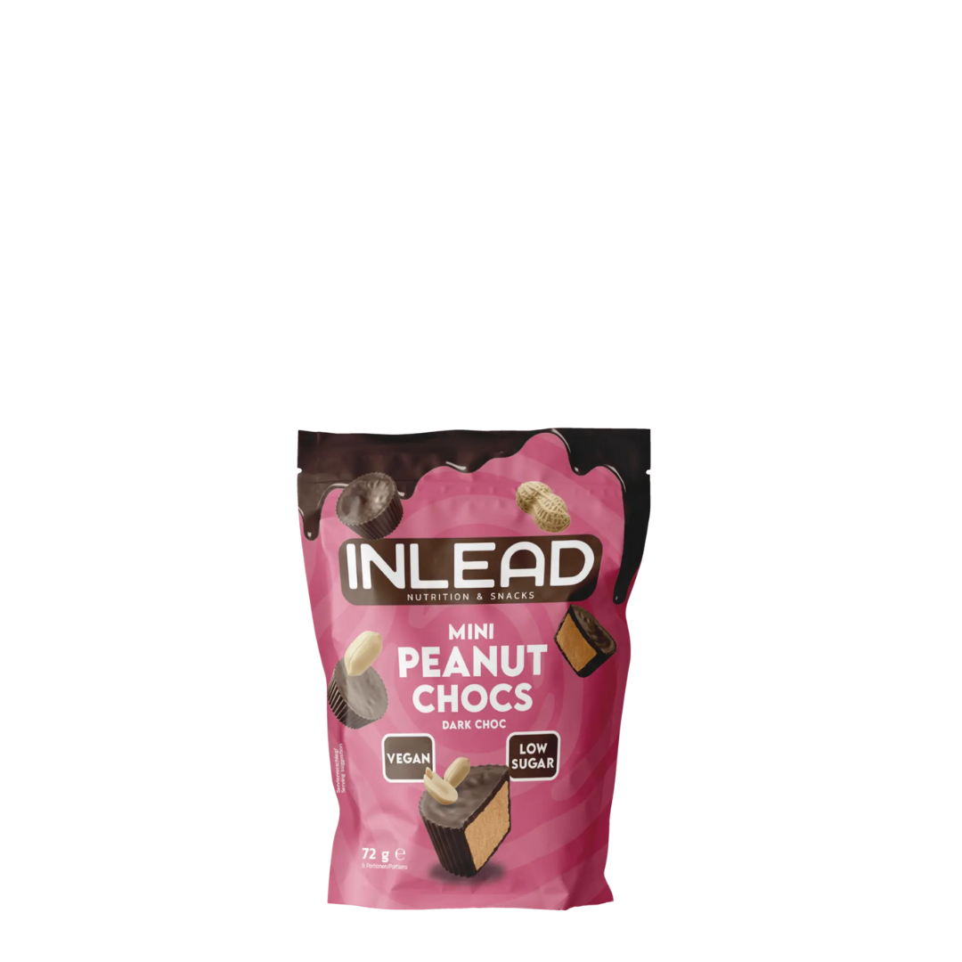Inlead, Mini Peanut Chocs, 72g