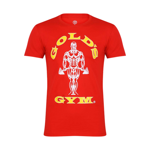 Gold´s Gym, Muscle Joe T-Shirt -Rot