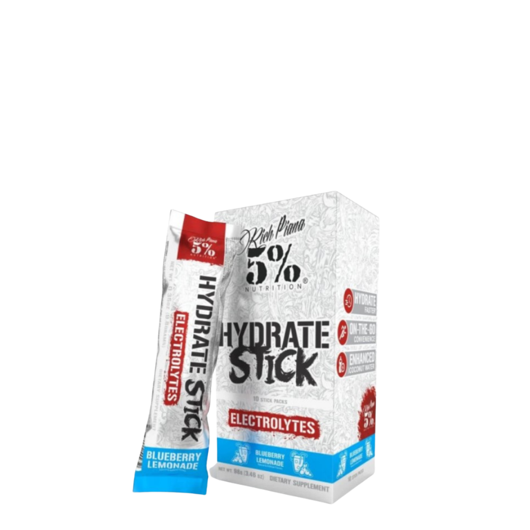 Rich Piana 5% Nutrition, Hydrate Stick, 10 x 9g
